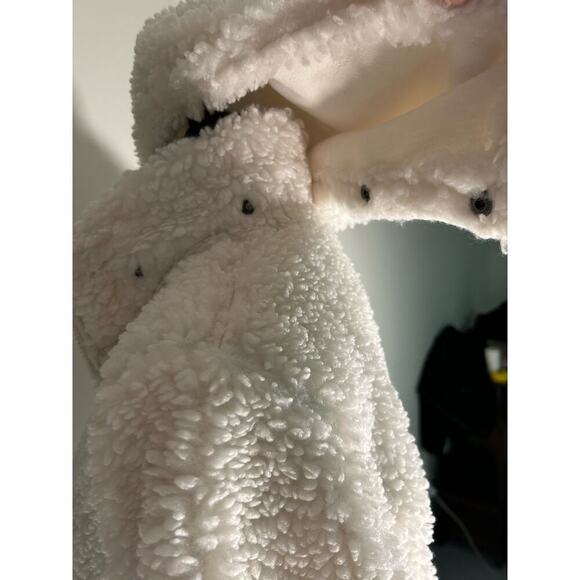 Abercrombie & Fitch  Sherpa Fleece Jacket Size XS Hooded - Picture 3 of 9